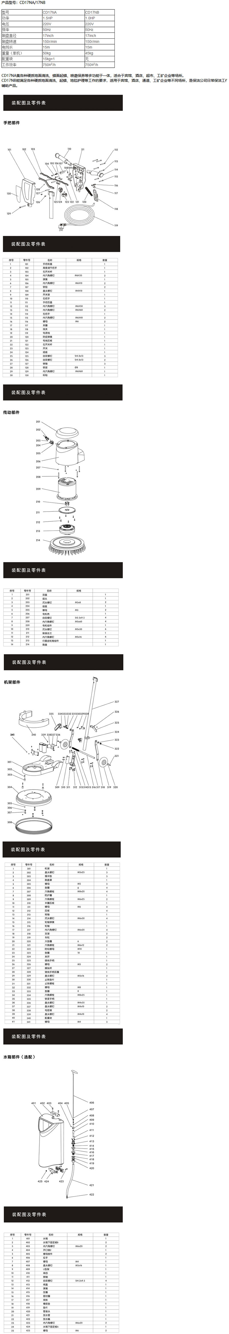 CD17NA&NB 多功能天祝擦地机